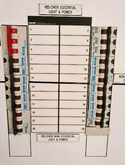 lighting and power board